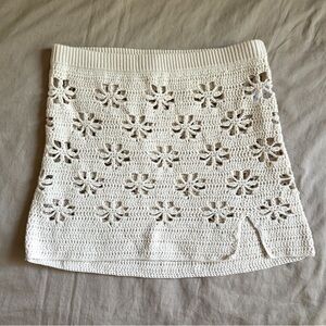 Pacsun LA HEARTS 100% Cotton Crochet Mini Skirt